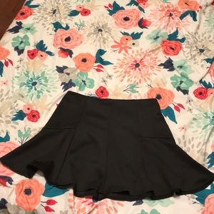 Black Pleated Fun Skater Skirt! (NWT)